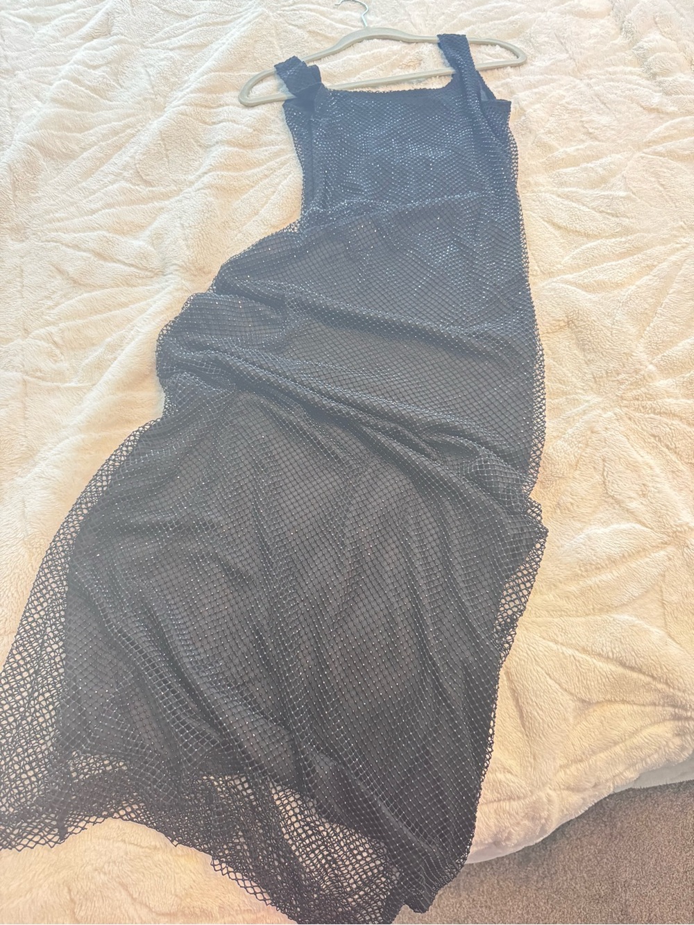 Sheer Black Mesh Maxi Slip Dress - Stylish Layering Slip